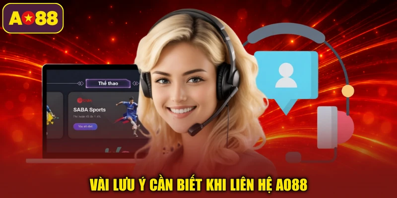Vài lưu ý cần biết khi liên hệ AO88